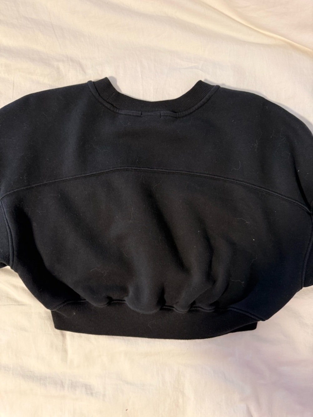 Aerie - Black Cropped Crewneck - Women’s XS - NWOT - Picture 3 of 3